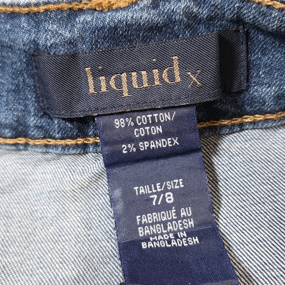 Liquid x Vintage Y2K Stretch Denim Skirt - Picture 5 of 5